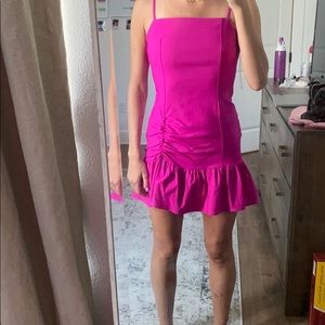NWT! fushia mini dress